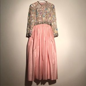 Richilene Beaded flower Dress